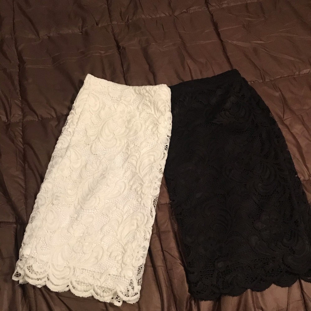Lace skirts